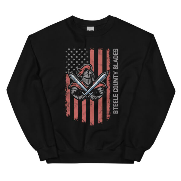 Blades - USA Flag Unisex Crew Neck