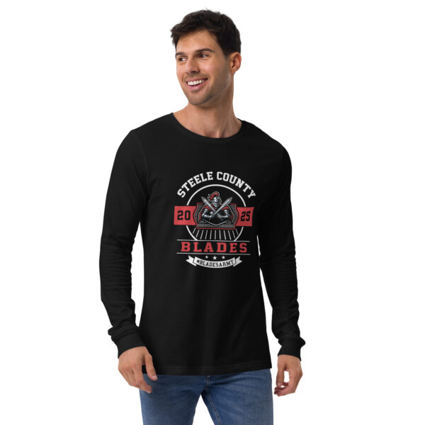 Blades - #Blades Army Banner Unisex Long Sleeve - Image 3