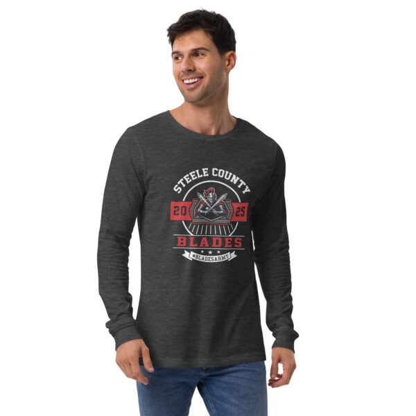Blades - #Blades Army Banner Unisex Long Sleeve - Image 5