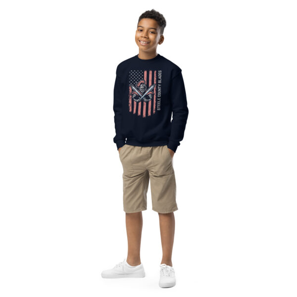 Blades - USA Flag Youth Crew Neck - Image 3