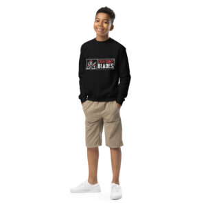 Blades - Box Design Youth Crew Neck